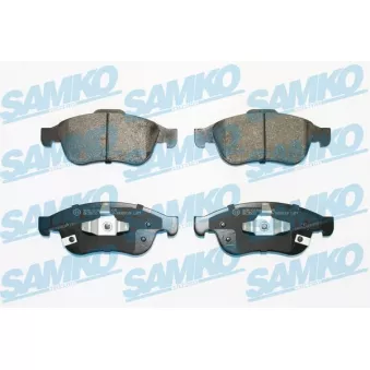 Jeu de 4 plaquettes de frein avant SAMKO