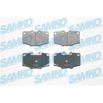 Jeu de 4 plaquettes de frein avant SAMKO 5SP202