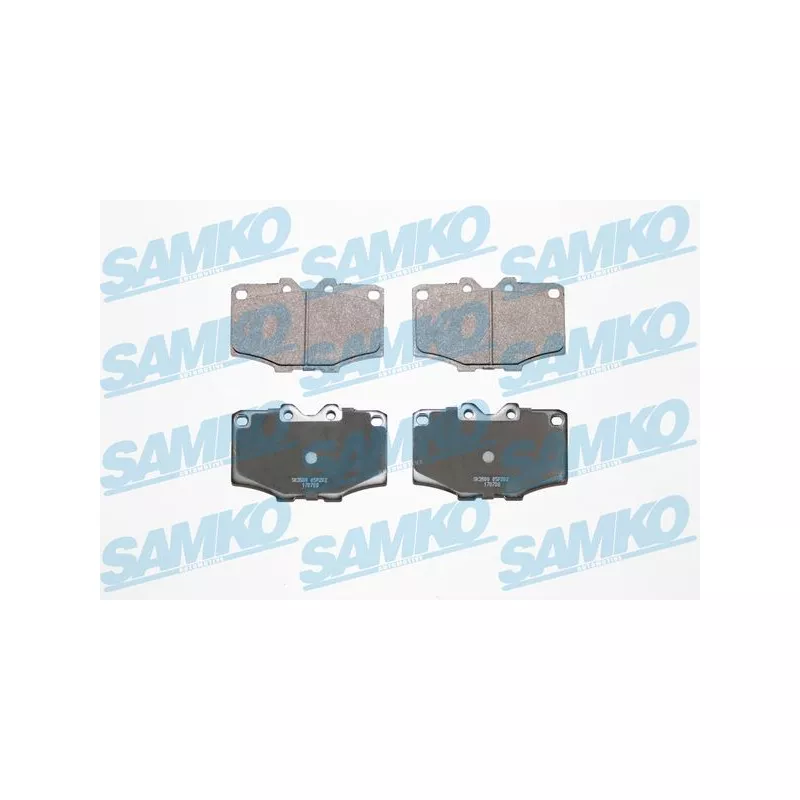 Jeu de 4 plaquettes de frein avant SAMKO 5SP202