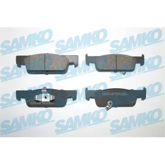 Jeu de 4 plaquettes de frein avant SAMKO