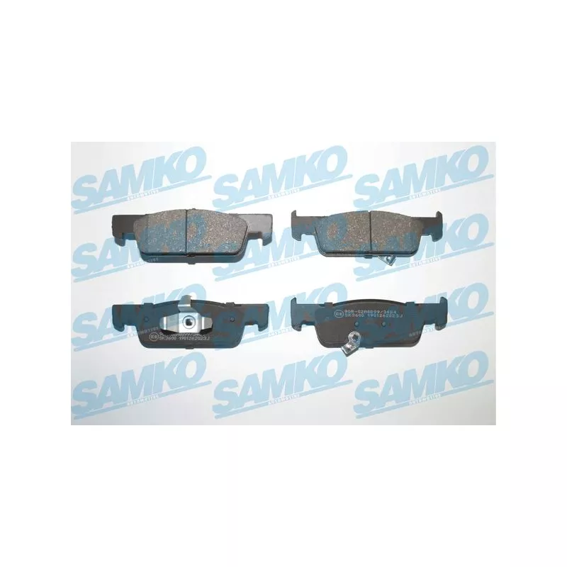 Jeu de 4 plaquettes de frein avant SAMKO 5SP2023