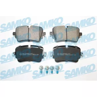 Jeu de 4 plaquettes de frein arrière SAMKO