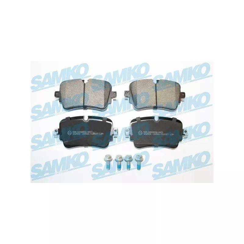 Jeu de 4 plaquettes de frein arrière SAMKO 5SP2027