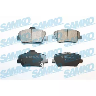 Jeu de 4 plaquettes de frein avant SAMKO