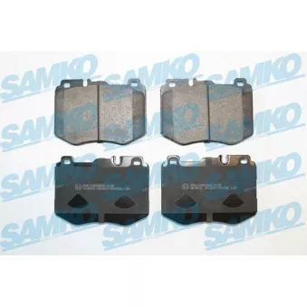 Jeu de 4 plaquettes de frein avant SAMKO