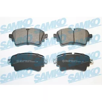 Jeu de 4 plaquettes de frein arrière SAMKO
