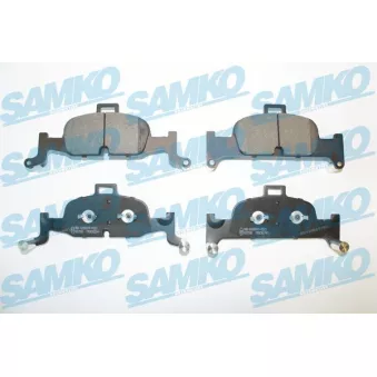 Jeu de 4 plaquettes de frein avant SAMKO