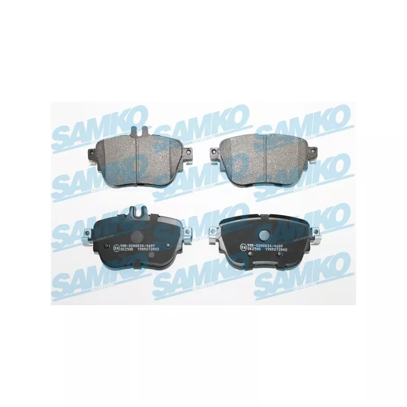 Jeu de 4 plaquettes de frein arrière SAMKO 5SP2042