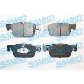 Jeu de 4 plaquettes de frein avant SAMKO