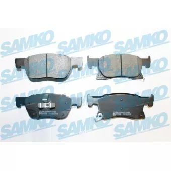 Jeu de 4 plaquettes de frein avant SAMKO
