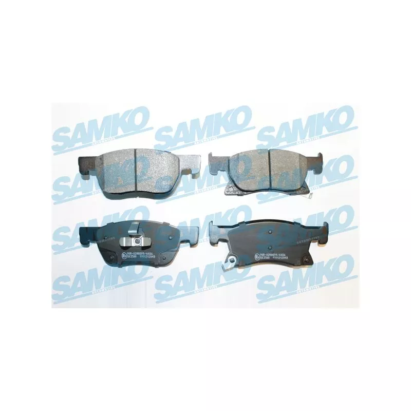 Jeu de 4 plaquettes de frein avant SAMKO 5SP2048