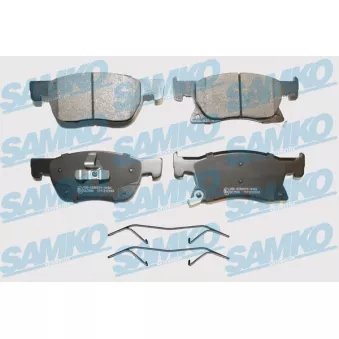 Jeu de 4 plaquettes de frein avant SAMKO
