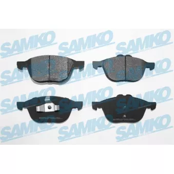 Jeu de 4 plaquettes de frein avant SAMKO 5SP2054