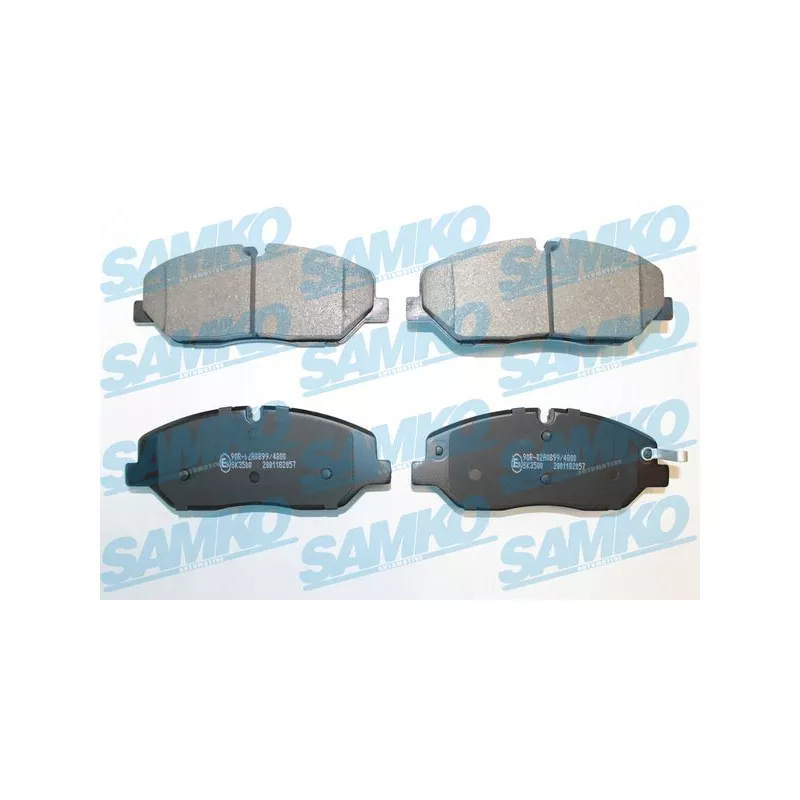 Jeu de 4 plaquettes de frein avant SAMKO 5SP2057