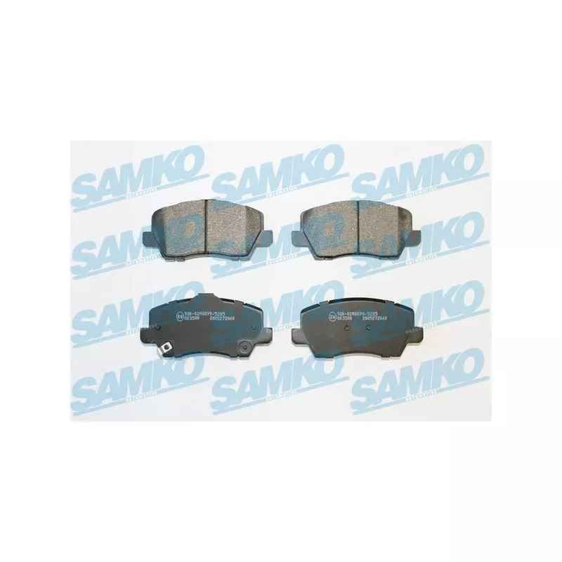 Jeu de 4 plaquettes de frein avant SAMKO 5SP2060