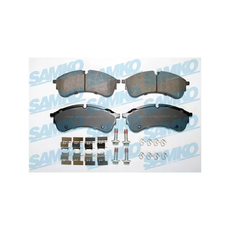 Jeu de 4 plaquettes de frein avant SAMKO 5SP2063K