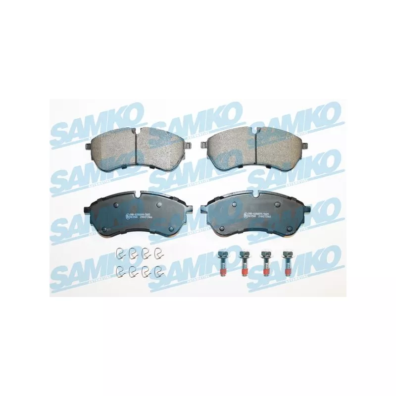 Jeu de 4 plaquettes de frein avant SAMKO 5SP2066