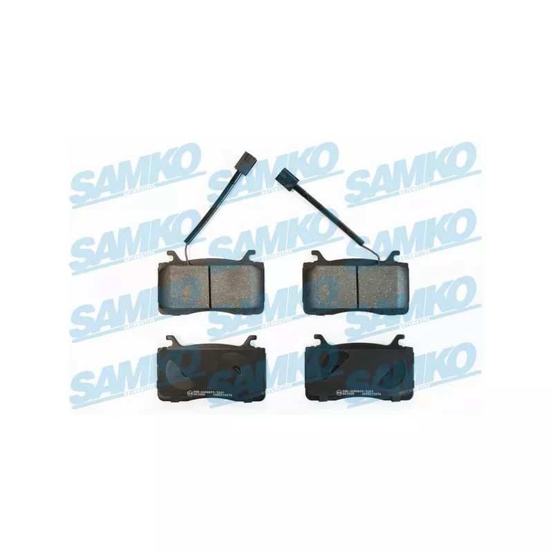 Jeu de 4 plaquettes de frein avant SAMKO 5SP2070
