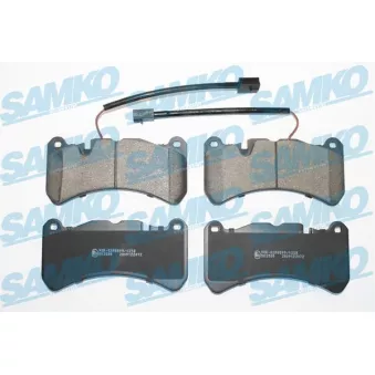 Jeu de 4 plaquettes de frein avant SAMKO