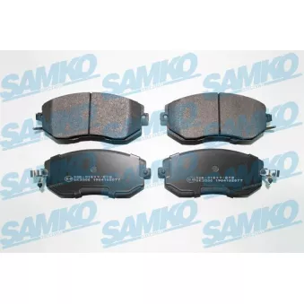 Jeu de 4 plaquettes de frein avant SAMKO