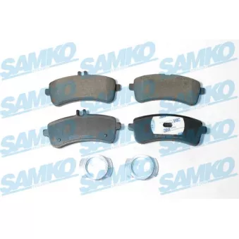 Jeu de 4 plaquettes de frein arrière SAMKO
