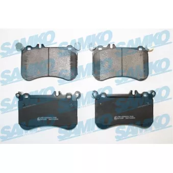 Jeu de 4 plaquettes de frein avant SAMKO