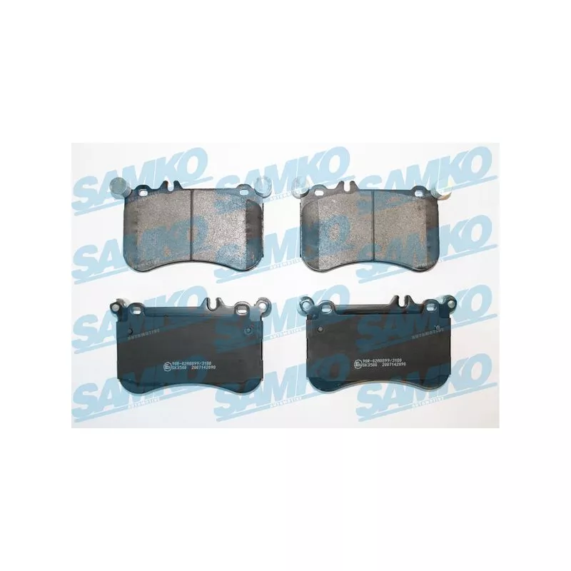 Jeu de 4 plaquettes de frein avant SAMKO 5SP2090