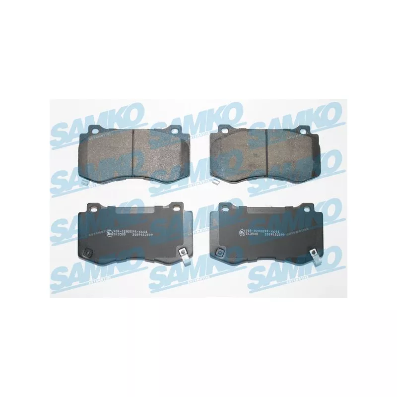 Jeu de 4 plaquettes de frein avant SAMKO 5SP2099