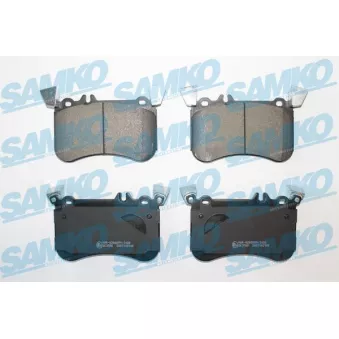 Jeu de 4 plaquettes de frein avant SAMKO