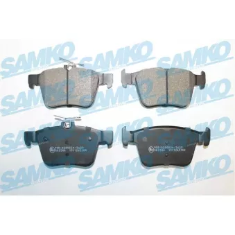 Jeu de 4 plaquettes de frein arrière SAMKO