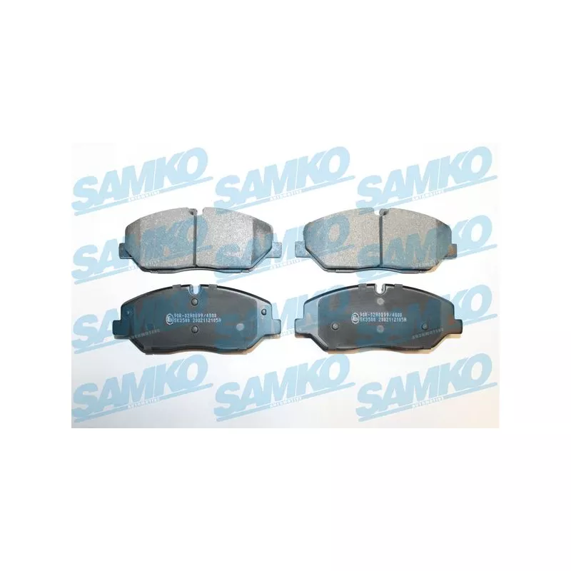 Jeu de 4 plaquettes de frein avant SAMKO 5SP2105