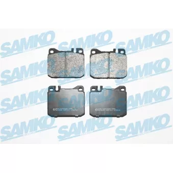 Jeu de 4 plaquettes de frein SAMKO 5SP211