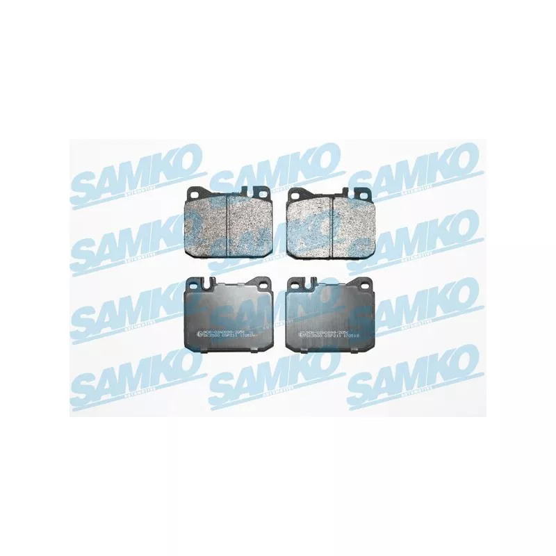 Jeu de 4 plaquettes de frein SAMKO 5SP211