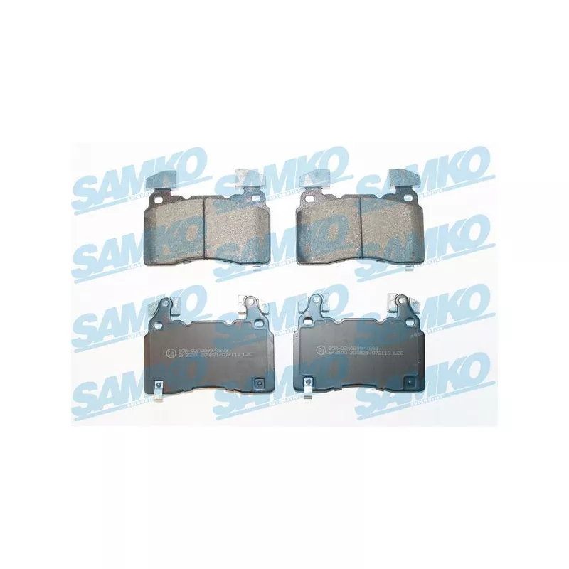 Jeu de 4 plaquettes de frein avant SAMKO 5SP2113