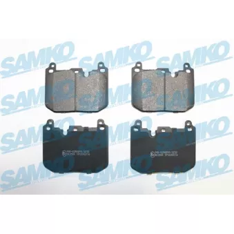 Jeu de 4 plaquettes de frein avant SAMKO 5SP2116