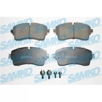 Jeu de 4 plaquettes de frein avant SAMKO