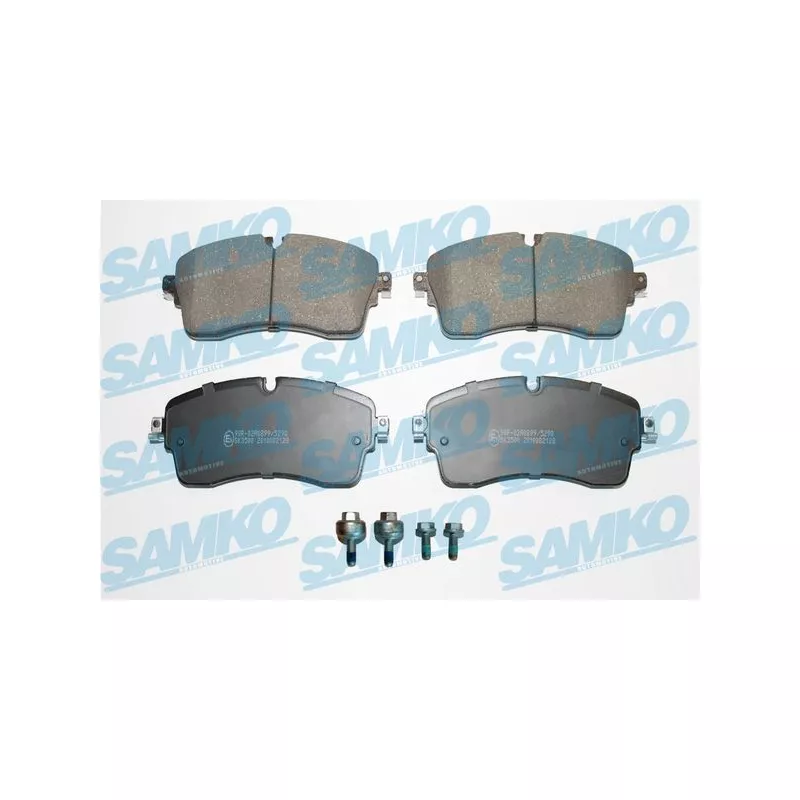 Jeu de 4 plaquettes de frein avant SAMKO 5SP2128K