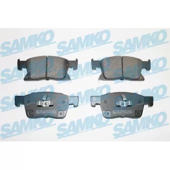 Jeu de 4 plaquettes de frein avant SAMKO
