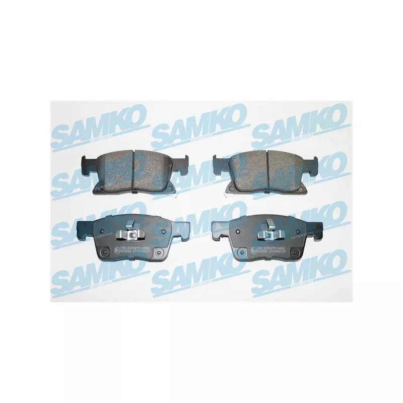 Jeu de 4 plaquettes de frein avant SAMKO 5SP2129