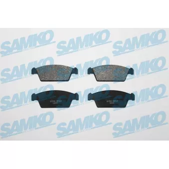 Jeu de 4 plaquettes de frein avant SAMKO