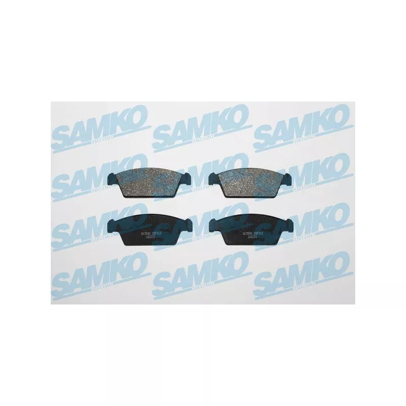 Jeu de 4 plaquettes de frein avant SAMKO 5SP213