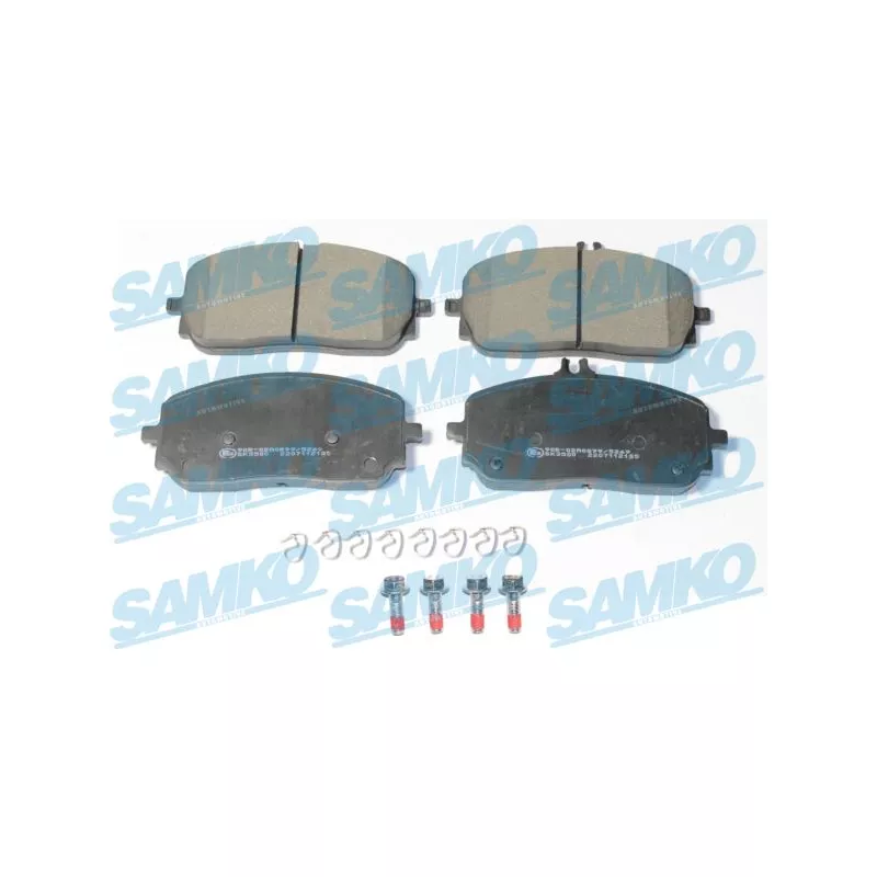 Jeu de 4 plaquettes de frein avant SAMKO 5SP2135