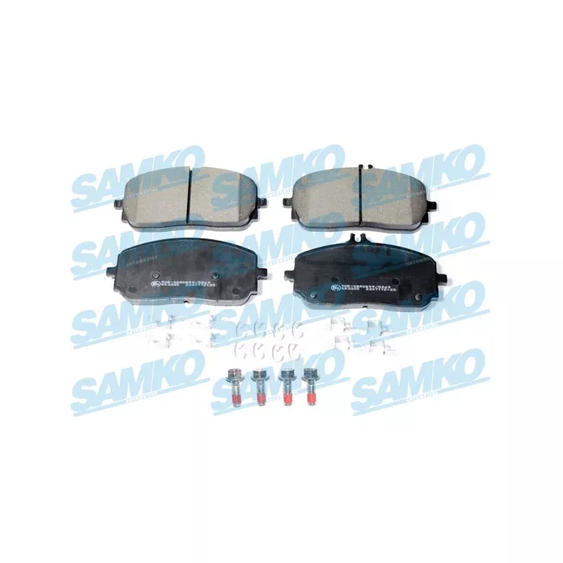 Jeu de 4 plaquettes de frein avant SAMKO 5SP2135K