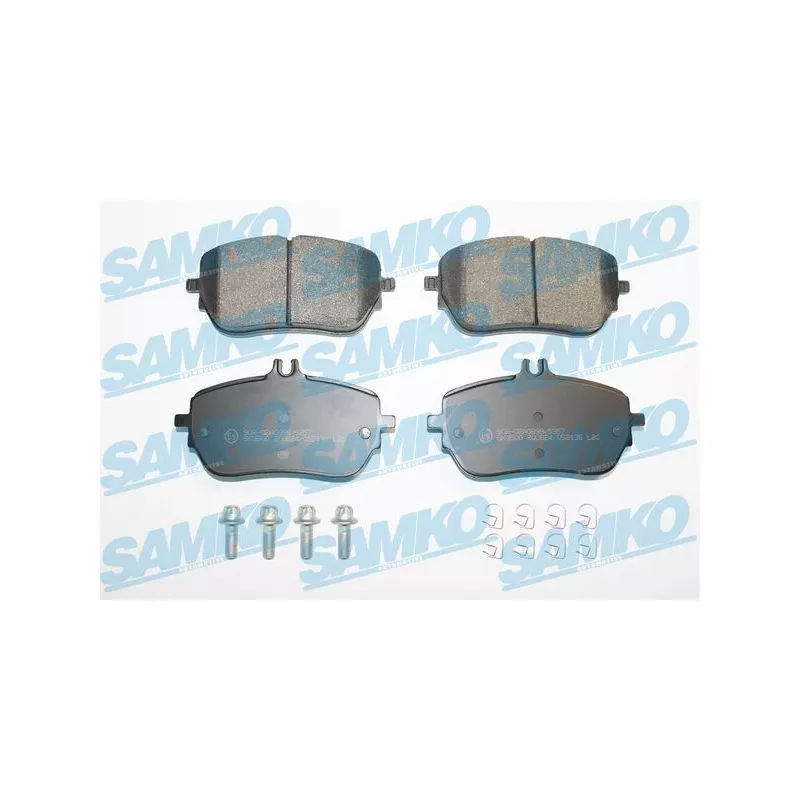 Jeu de 4 plaquettes de frein avant SAMKO 5SP2136