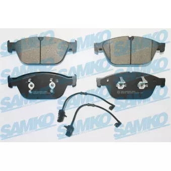 Jeu de 4 plaquettes de frein avant SAMKO