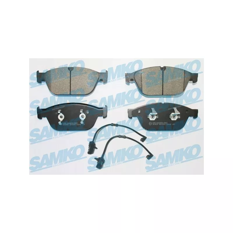 Jeu de 4 plaquettes de frein avant SAMKO 5SP2140A
