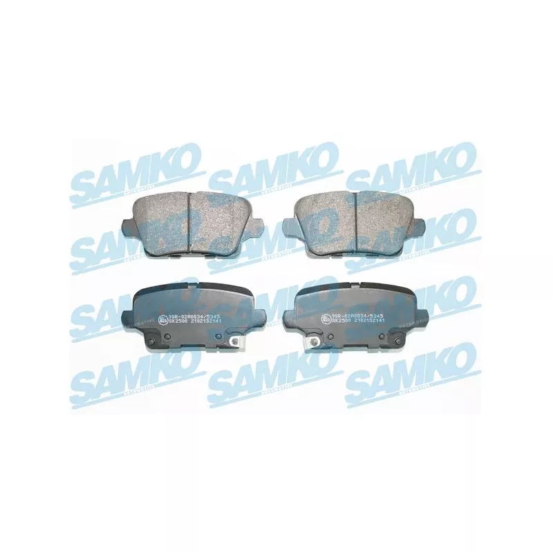 Jeu de 4 plaquettes de frein arrière SAMKO 5SP2141