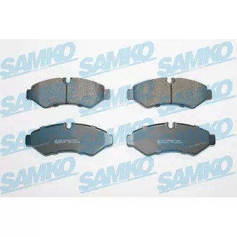 Jeu de 4 plaquettes de frein arrière SAMKO