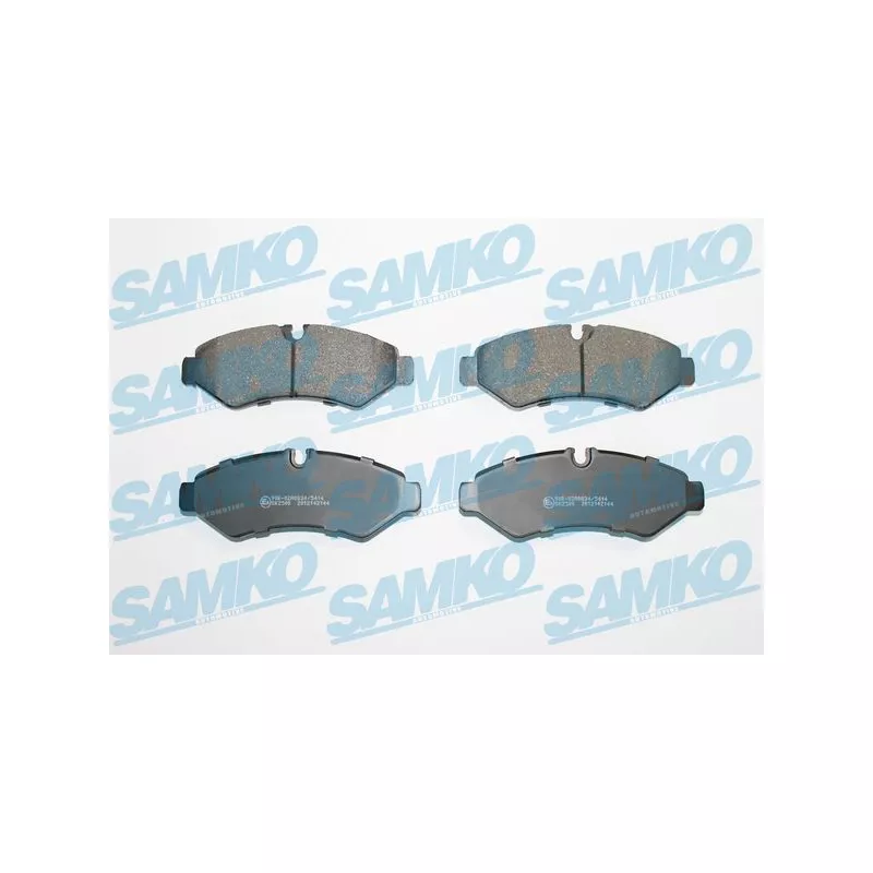 Jeu de 4 plaquettes de frein arrière SAMKO 5SP2144