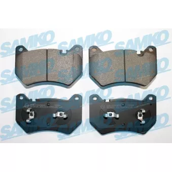 Jeu de 4 plaquettes de frein avant SAMKO